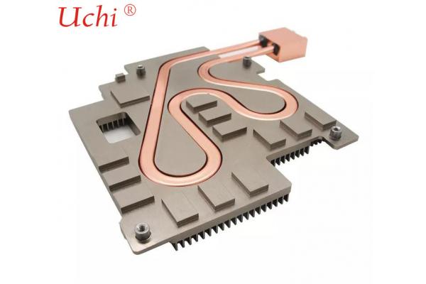 Copper Profile Heat Pipe Liquid Cooling Plate Custom Design