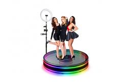 China Selfie Led 360 Photo Booth Spinning Fill Light Lamp 360 Photo Booth Manual supplier