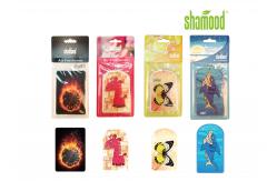 China Hanging Thick Paper Car Air Freshener with Mutipul Choices Various Fragrance supplier