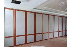 China School Decorative Movable Partition Wall Fabric Or Leather Material supplier