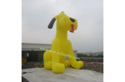 China Inflatable yellow  dog model carton supplier