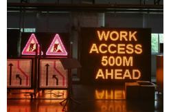 China LED RGB EN12966 NTCIP Highway Electronic Signs VMS Warning Board supplier