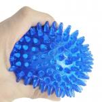 Dog Molar Rubber Ball Teeth Cleaning Sound Toy TPR Small Thorn Ball Elastic Interactive Training Puzzle for sale