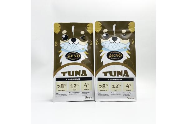 Custom Printing Wet Pet Food Packaging Bags 500G Self Standing With Gusset