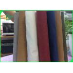 Natural Washable Uncoated Kraft Paper Fabric 0.3mm - 0.8mm Thickness For Tote Bag for sale