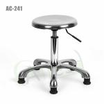 Stainless Steel Metal Round ESD Safe Chairs Anti Static For Lab for sale