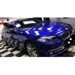 Glare Blue Gloss Car Vinyl Wrap Air Release Swipeable For Vehicle Advertising for sale
