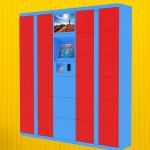 Efficient and Reliable Parcel Delivery Lockers with Coin Bill Card QR Code Options for sale
