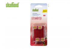 China Strawberry Fragrance Car Vent Air Fresheners Eco - Friendly Stripe Shape supplier
