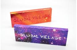 China Hot Stamping Custom Makeup Packaging / Eyeshadow Paper Palette CMYK PMS Printing supplier