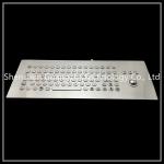 Metal Integrated Trackball Keyboard , 89 Key Keyboard With F1-f12 Function Button for sale