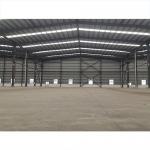 Portal Frame Steel Structure Workshop , Pre Engineering Steel Structure Factory Building for sale