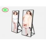 Indoor P2.5 full color Mirror Led display Wireless USB 4G WiFi Smart Control Poster for sale