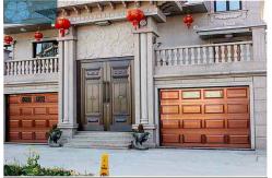 China Roll Up Aluminum Alloy Sectional Overhead Garage Door For Villa supplier