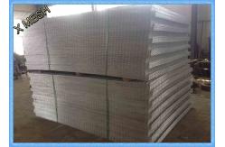 China Powder Coated Welded Wire Mesh , Hot Dipped Galvanized Wire Fence Panels Black supplier