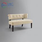 BB2018 Good Quality Wood Leg Home Furniture White Bed End Bench French Cheap Ottoman Bench for sale