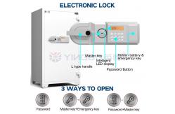 China Burglary Resistant Safe Fireproof Safe Box Fire Resistant Special Out Hinge Design supplier