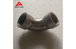 China Astm B363 Titanium 90 Degree Elbow For Auto Exhaust System supplier