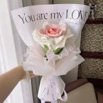 Flower Bouquet Materials DIY Craft Kit for Knitted Pile Roses for sale
