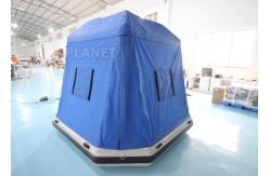 China Orange / Blue Inflatable Shoal Floating Tent / Portable Beach Pop Up Tent supplier