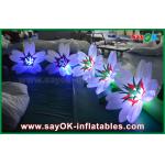 Nylon Inflatable Lighting Decoration Flower Chain For Wedding And Event for sale