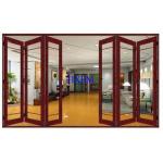 Damp Proof Aluminium Doors With Wooden Finish German SI Or Kinlong Hardware for sale