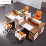 Interior Design Office Workstation Partition Veneer Finish Standard Size for sale