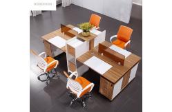 China Interior Design Office Workstation Partition Veneer Finish Standard Size supplier