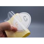 Custom Clothing Silicone Heat Transfer Labels With White Cut Out Logo