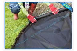 China Black Biogradable Garden Weed Control Fabric Polypropylene Non Woven supplier