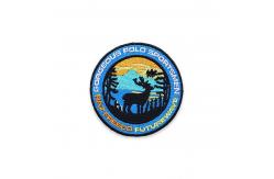 China Customize Logo Iron On Embroidery Patches Felt Fabric For Cap Jacket Jeans supplier