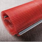 Tensioned Hook Polyurethane Screen red wire screen mesh with hooks no blind for sale