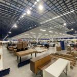 600x1200mm Aluminum T Grid Open Cell Ceiling With T15 Structure for sale