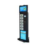 Shopping Mall Envent Public Mobile Charging Stations With 5 Inch Touch Screen for sale
