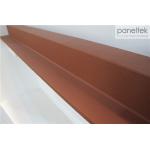 Triangular Form Terracotta Baguette System , Architectural Sunshade Louvers