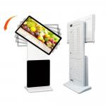 Floor Standing Rotatable LCD HD Advertising Kiosk 43 Inch IR Touch Customizable for sale