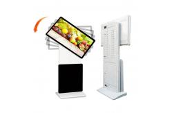 China Floor Standing Rotatable LCD HD Advertising Kiosk 43 Inch IR Touch Customizable supplier