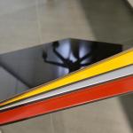 1220mm PE Black Color Aluminum Composite Panel ACP Sheets For Decoration for sale