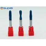 4 6mm Ball Nose End Mill For Wood Steel AlTiN / NACO / TiAlN / TiSiN Coating for sale