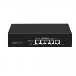 4 Port PoE Af/At Gigabit Fiber Switch With 1 SFP/Copper Uplink Commercial Grade 60W for sale