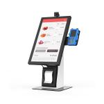 21.5In DeskTop Self Service Payment POS System Kiosk With Post Holder And Printer for sale
