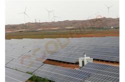 China 1000V 1500V Flat Single Axis Solar Tracker Set Night Reset Function supplier