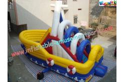 China Commercial Inflatable Pirate Slide , Inflatable Jumping Slide For Child supplier