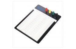China Solder 4 Binding Posts Round Hole Breadboard Aluminum Backing supplier