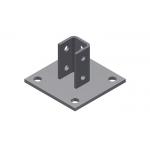 Custom Size Strut Fittings Slotted C Channel Post Base for sale