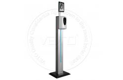 China Non-contact face recognition temperature detector with auto hand sanitizer supplier