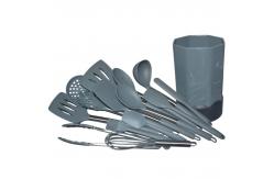 China Food Grade Silicone Spatula Kitchenaid Customized 15 Pieces Utensils Set supplier
