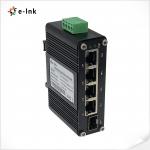 Mini Ethernet Switch 4 Port 10/100/1000T 802.3at PoE Switch With 1-Port SFP Uplink for sale
