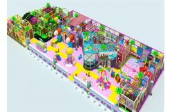 China Kids Indoor Soft Blow Up Playground With Candy Theme 3 Years Warranty supplier