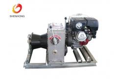 China Engine Gasoline Powered Winch , Small Winch 3T 5T With 1 Year Warranty supplier